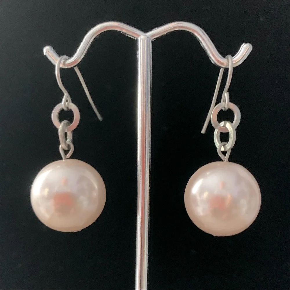 Vintage Faux Pearl Earrings